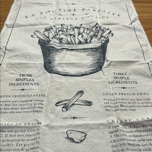Poutine Print Kitchen Towel - Picture 8 of 8